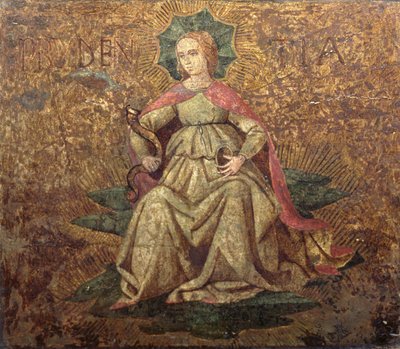 Allegory of Prudence, End Panel of a Cassone, c.1460-65 by Apollonio di Giovanni